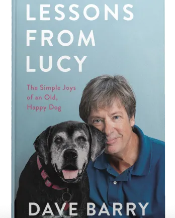 Front cover book shot of Lessons from Lucy by Dave Barry